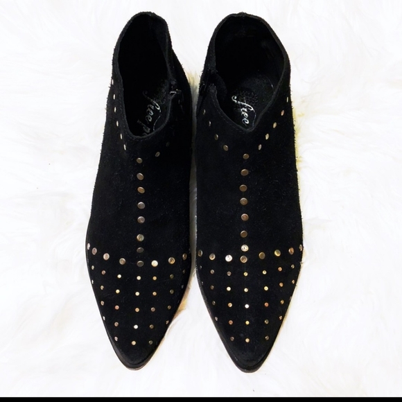 Free People Aquarium Suede Studded Ankle Boots - Picture 3 of 7
